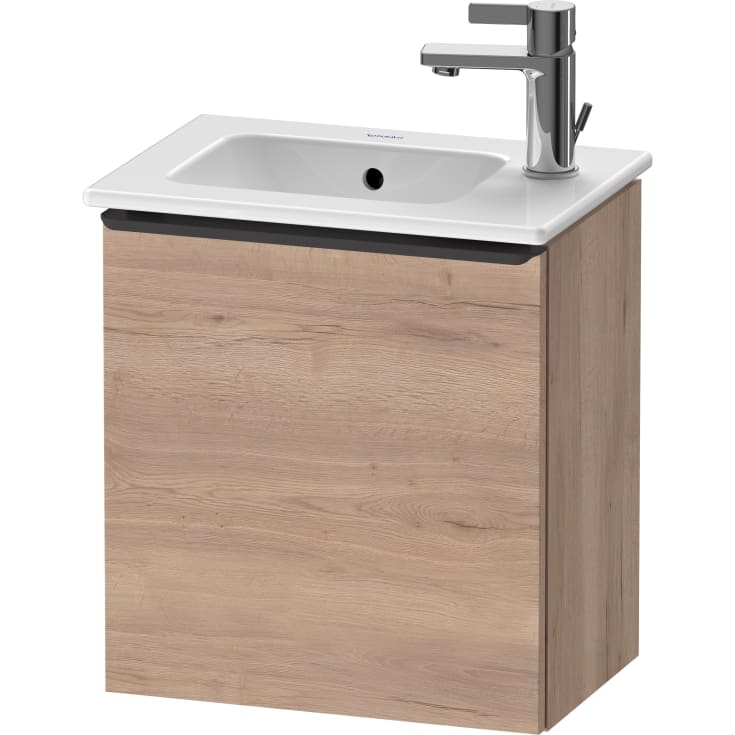 Duravit D-Neo underskab, 41x27,4 cm, venstre, marmoreret eg/sort
