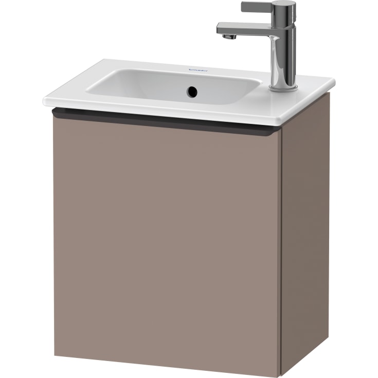 Duravit D-Neo underskab, 41x27,4 cm, venstre, mat brun/sort