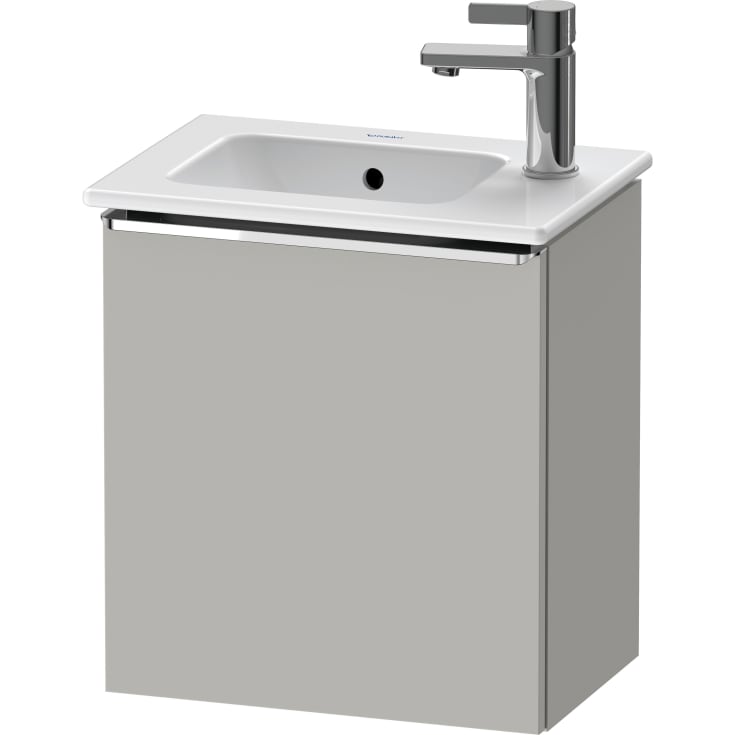 Duravit D-Neo underskab, 41x27,4 cm, venstre, mat grå/krom