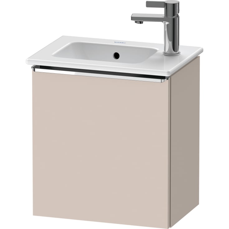 Duravit D-Neo underskab, 41x27,4 cm, venstre, mat beige/krom