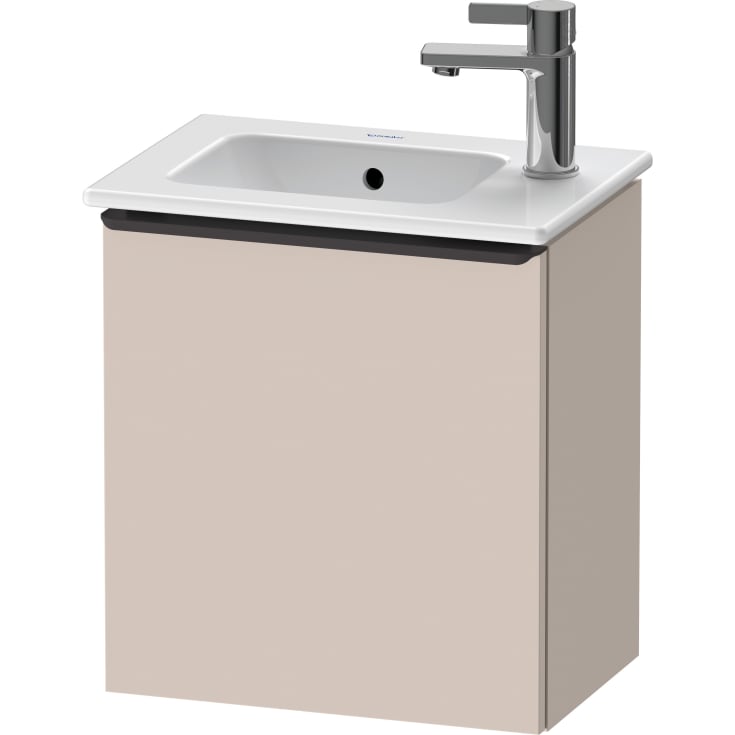 Duravit D-Neo underskab, 41x27,4 cm, venstre, mat beige/sort