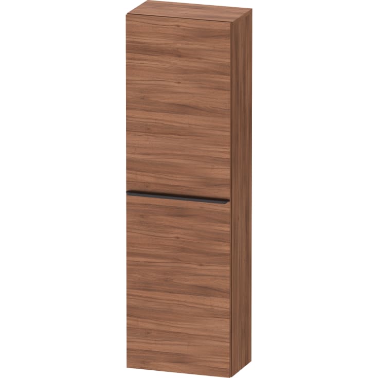 Duravit D-Neo högskåp, 40x132 cm, vänster, valnöt/svart