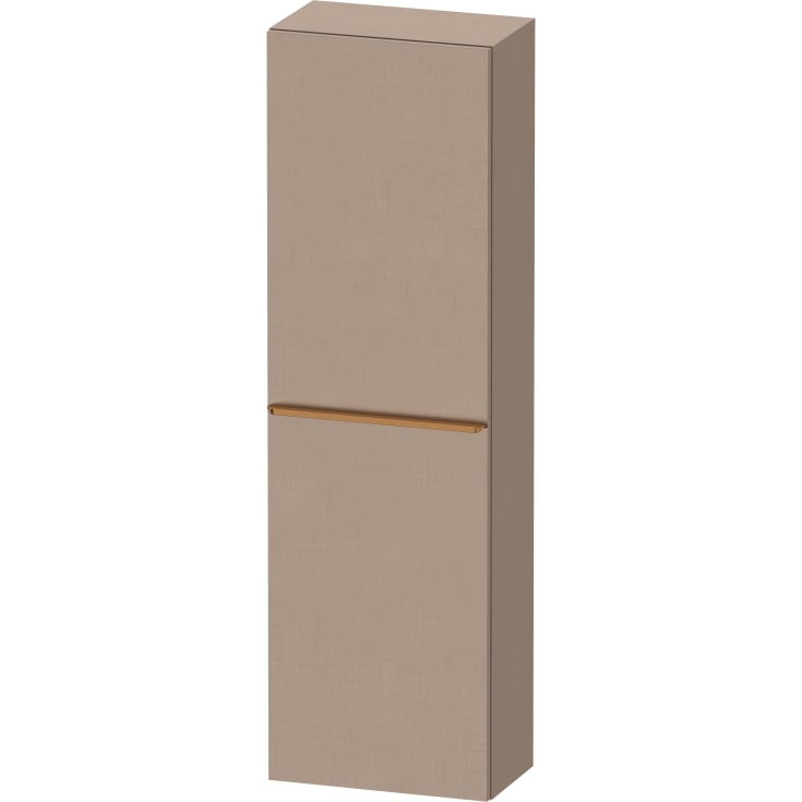 Duravit D-Neo högskåp, 40x132 cm, vänster, brun/brons