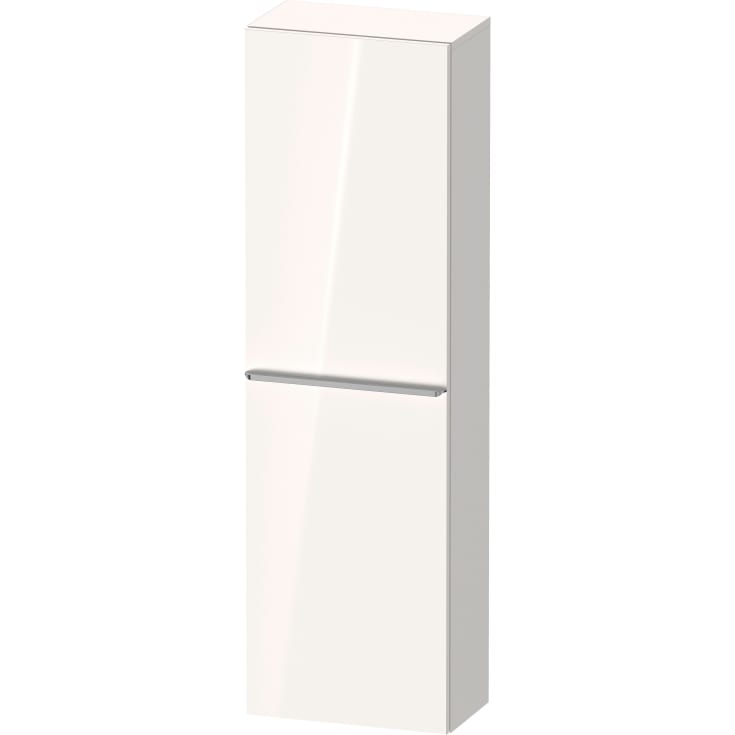 Duravit D-Neo højskab, 40x132 cm, højre, højglans hvid/stål