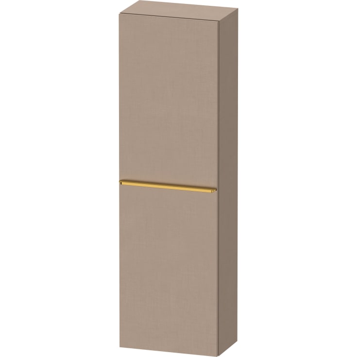 Duravit D-Neo høyskap, 40x132 cm, høyre, brun/gull