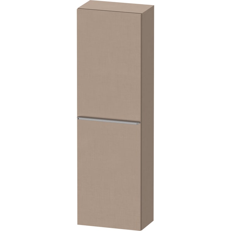Duravit D-Neo højskab, 40x132 cm, højre, brun/stål