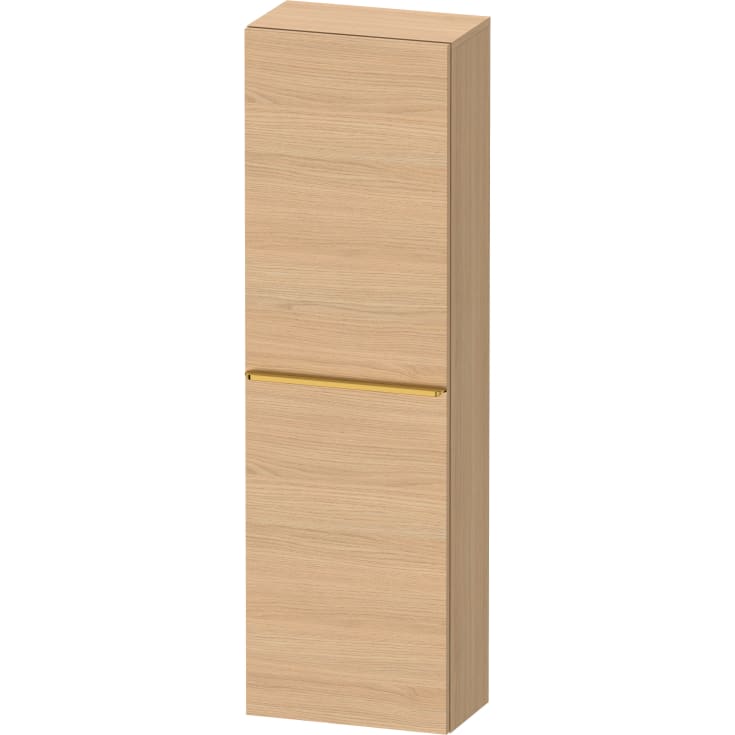 Duravit D-Neo højskab, 40x132 cm, højre, eg/guld