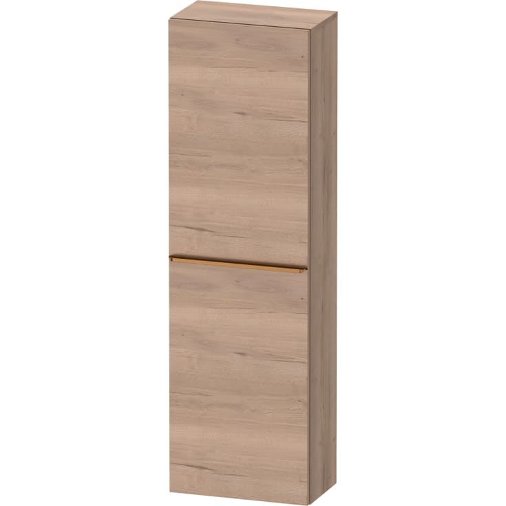 Duravit D-Neo højskab, 40x132 cm, højre, marmoreret eg/bronze