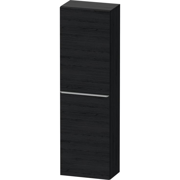 Duravit D-Neo højskab, 40x132 cm, højre, sort eg/stål