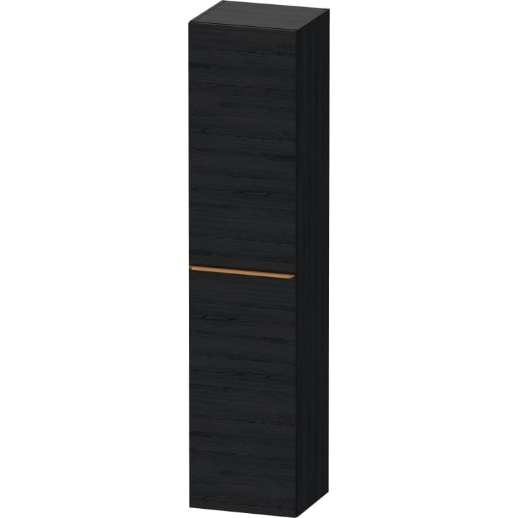 Duravit D-Neo højskab, 40x176 cm, venstre, sort eg/bronze