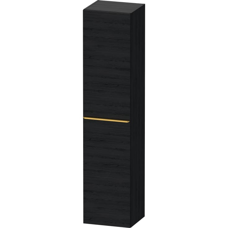 Duravit D-Neo højskab, 40x176 cm, venstre, sort eg/guld