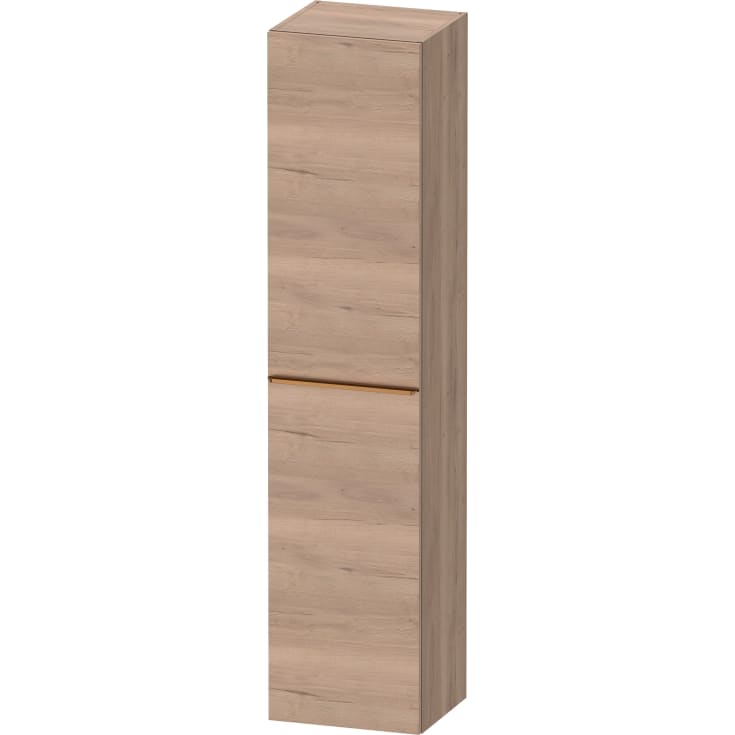 Duravit D-Neo høyskap, 40x176 cm, høyre, marmorert eik/bronse