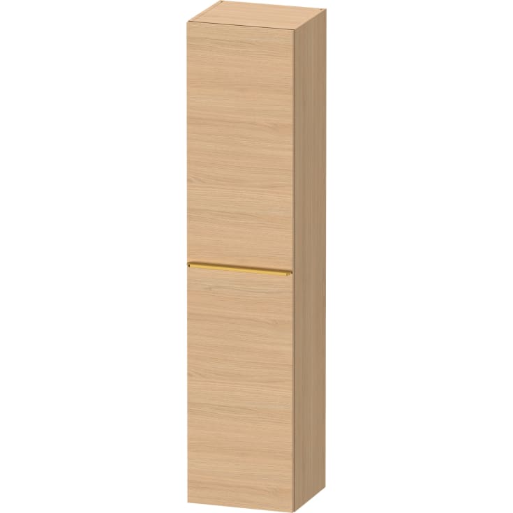 Duravit D-Neo høyskap, 40x176 cm, høyre, eik/gull