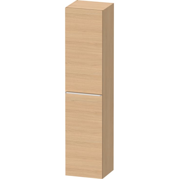 Duravit D-Neo høyskap, 40x176 cm, høyre, eik/krom
