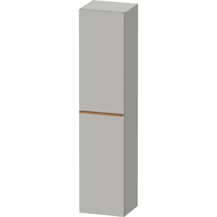 Duravit D-Neo høyskap, 40x176 cm, høyre, matt grå/bronse