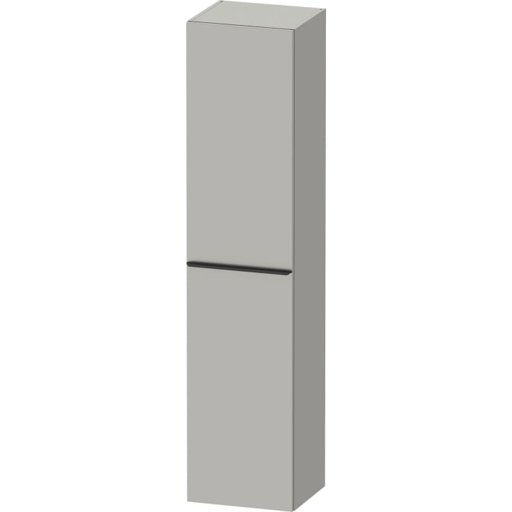 Duravit D-Neo højskab, 40x176 cm, højre, mat grå/sort