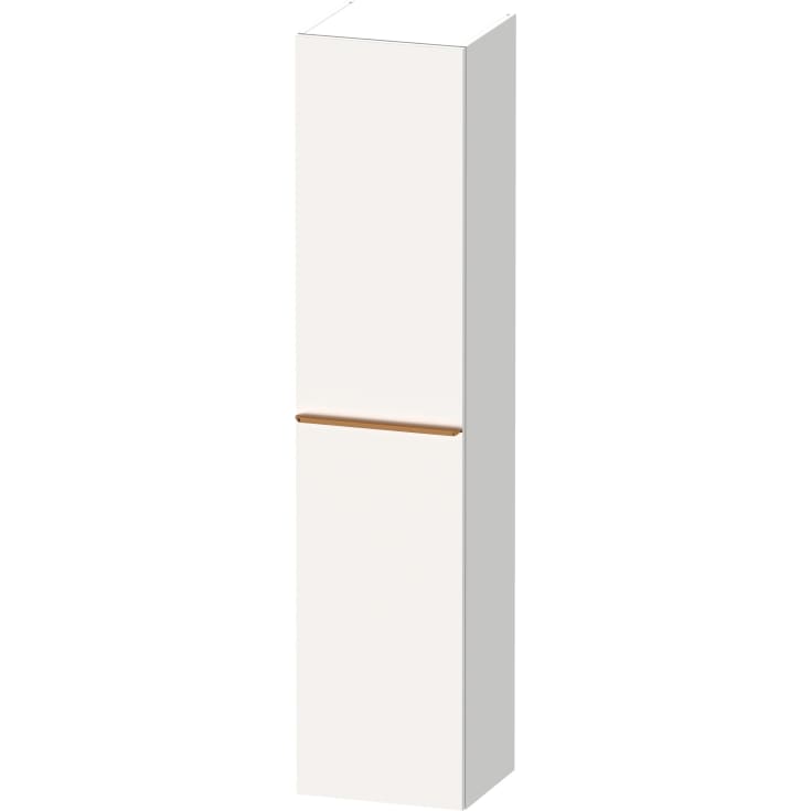 Duravit D-Neo høyskap, 40x176 cm, høyre, matt hvit/bronse