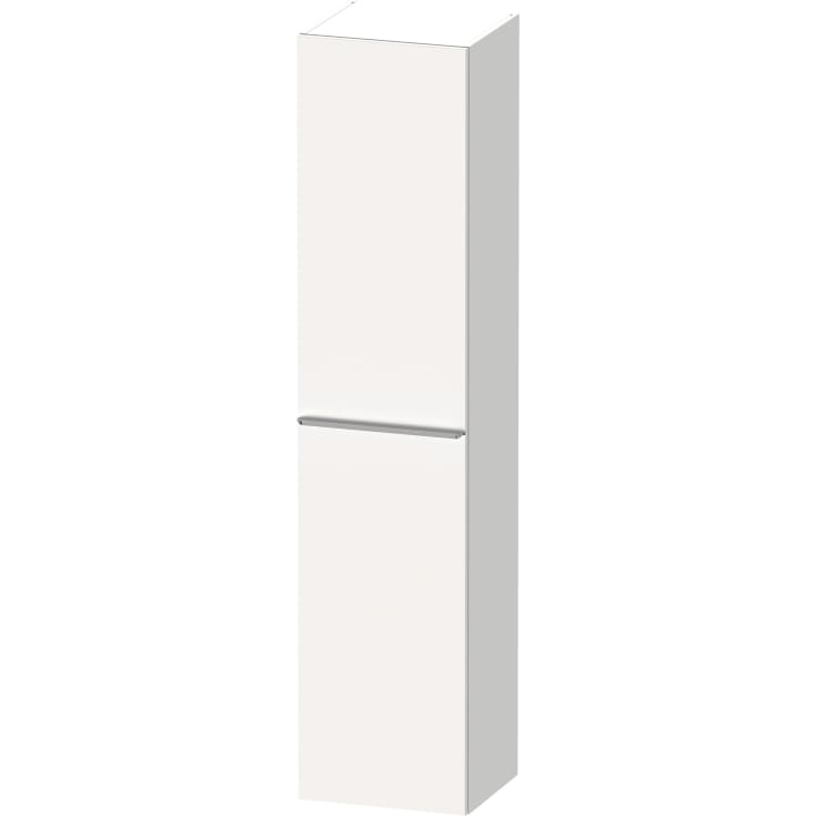 Duravit D-Neo højskab, 40x176 cm, højre, mat hvid/stål