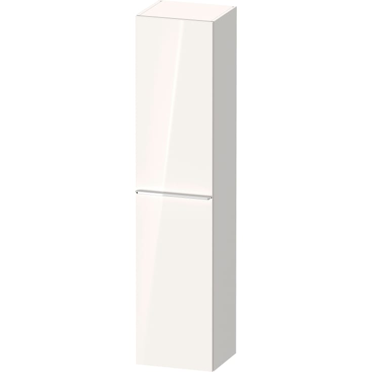 Duravit D-Neo högskåp, 40x176 cm, höger, vit högglans/krom