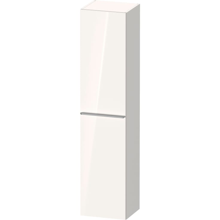 Duravit D-Neo högskåp, 40x176 cm, höger, vit högglans/stål