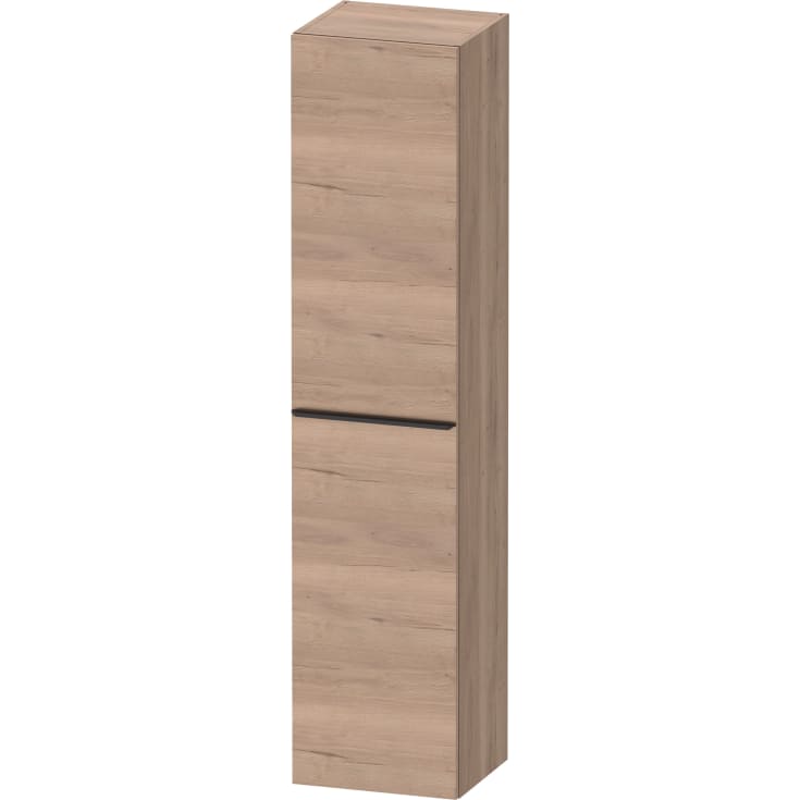 Duravit D-Neo høyskap, 40x176 cm, høyre, marmorert eik/sort