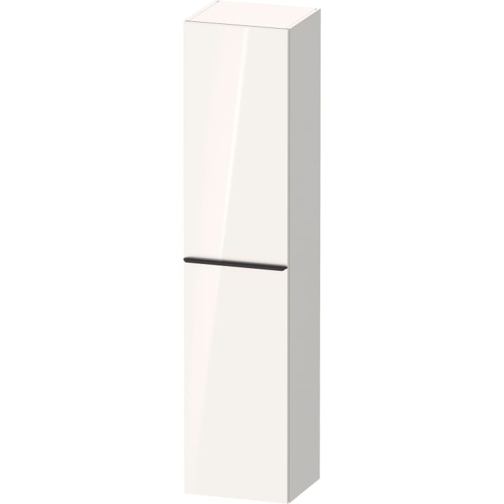 Duravit D-Neo høyskap, 40x176 cm, høyre, hvit høyglans/sort