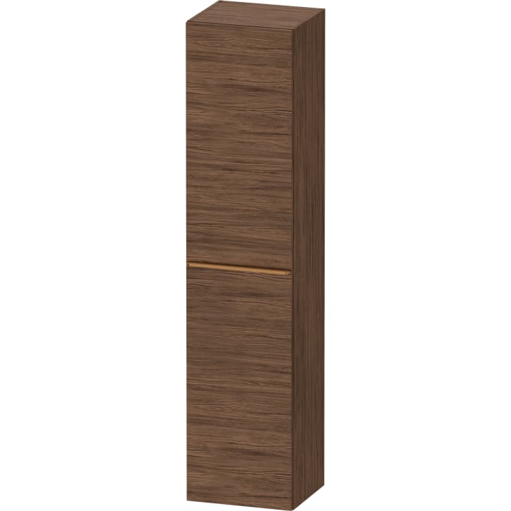 Duravit D-Neo højskab, 40x176 cm, højre, mørk valnød/bronze