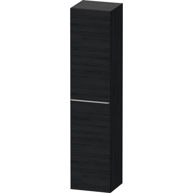 Duravit D-Neo høyskap, 40x176 cm, høyre, sort eg/stål
