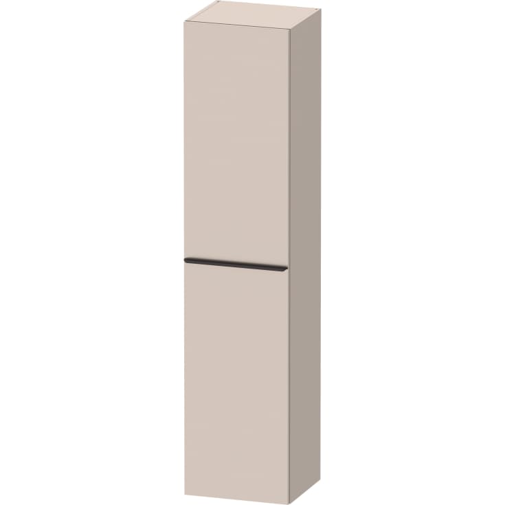 Duravit D-Neo høyskap, 40x176 cm, høyre, matt beige/sort