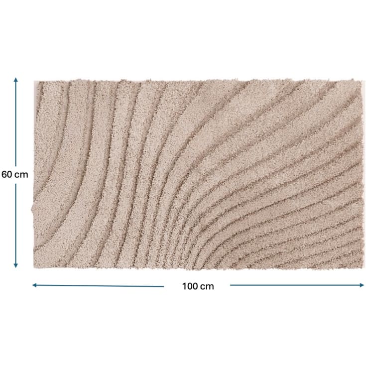 Leijma Caffi bademåtte, 60x100 cm, beige