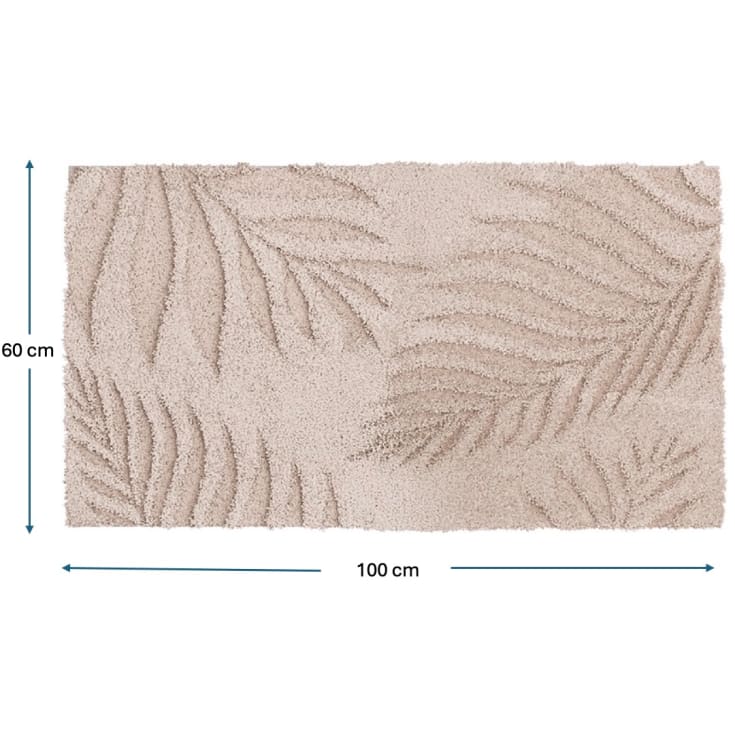 Leijma Ferya bademåtte, 60x100 cm, beige