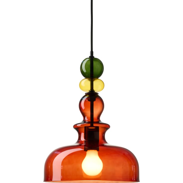 Nielsen Light pendel Freja dia 30 cm champagne-gul-grøn