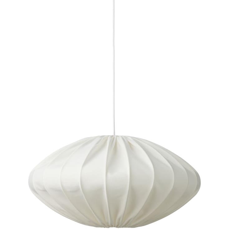 Nielsen Light pendel Jasmin ellipse ø50 cm hvid m hvid ledning