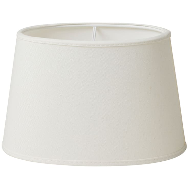 Nielsen Light lampeskærm Jasmin oval højde 13 cm hvid