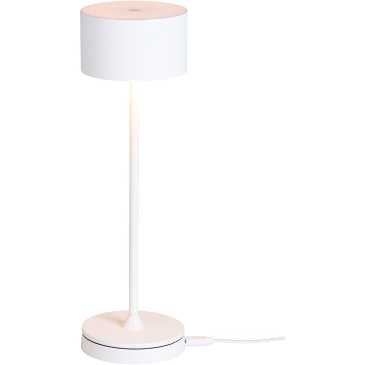 Nielsen Light Bistro oppladbar bordlampe, hvit
