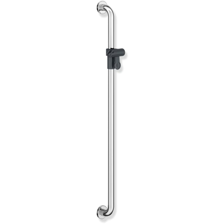 Hewi 801 stödhandtag/duschstång, 110 cm, krom/grå