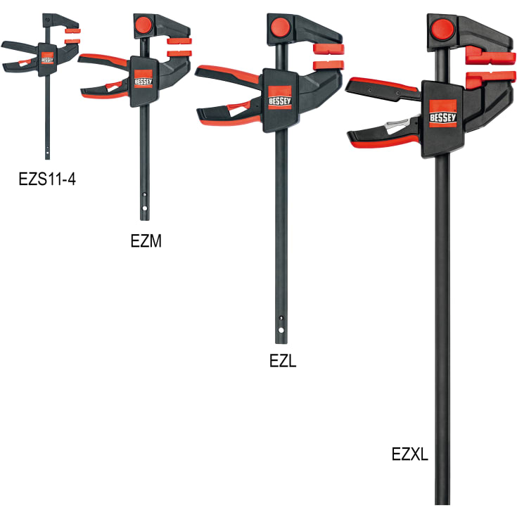 Bessey enhåndstvinge EZL, 80 x 150 mm