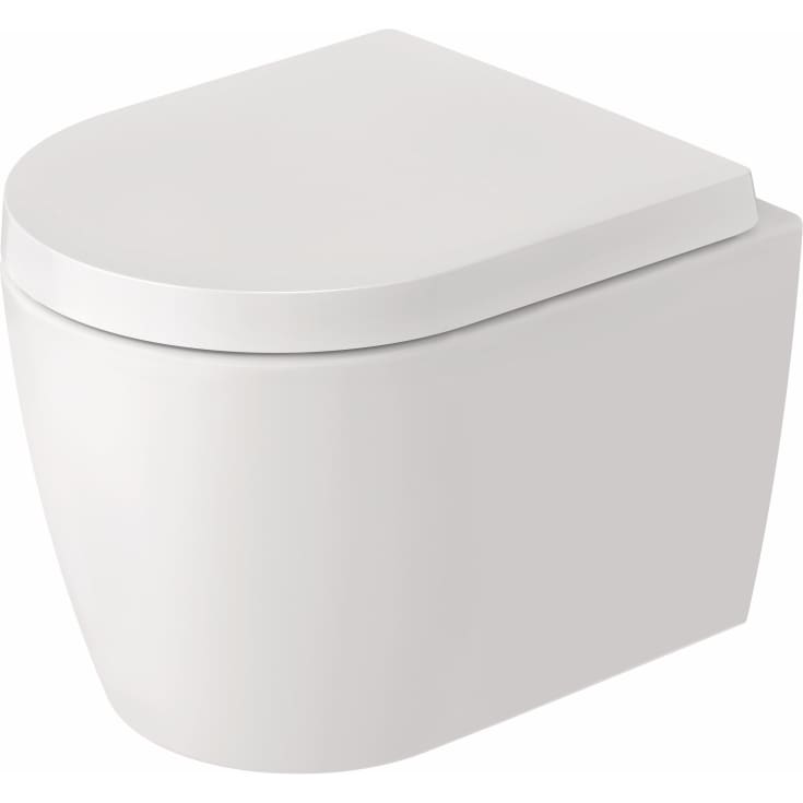 Duravit Me by Starck Compact vegghengt toalettpakke, uten skyllekant, hvit