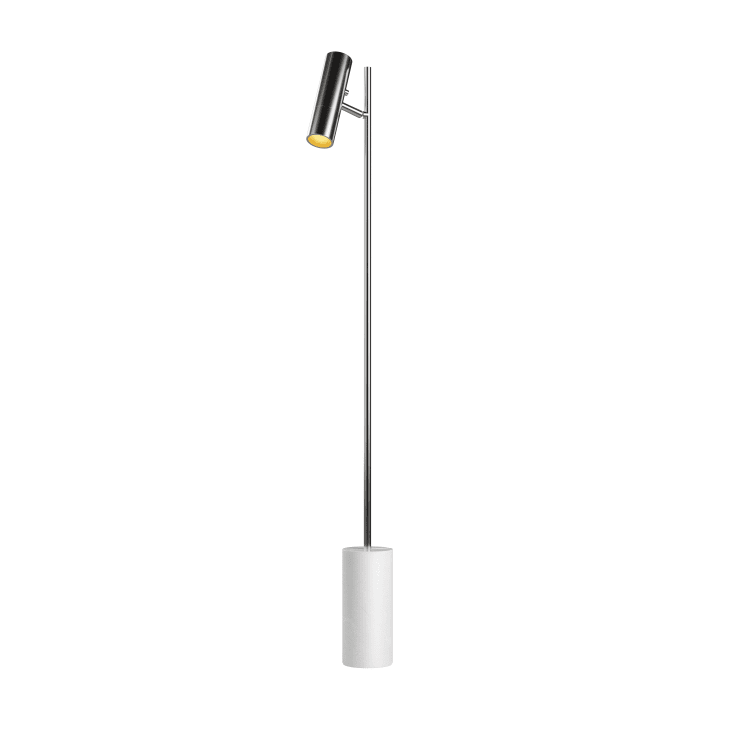 Sackit Expo gulvlampe, krom