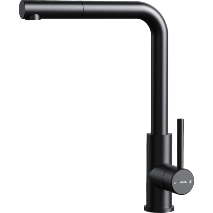 Intra Teka köksblandare L-pip, 220 mm, mattsvart