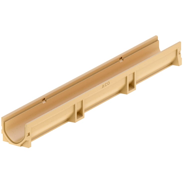 Aco Drain Self Euroline avloppsränna, 100 cm, polymerbetong