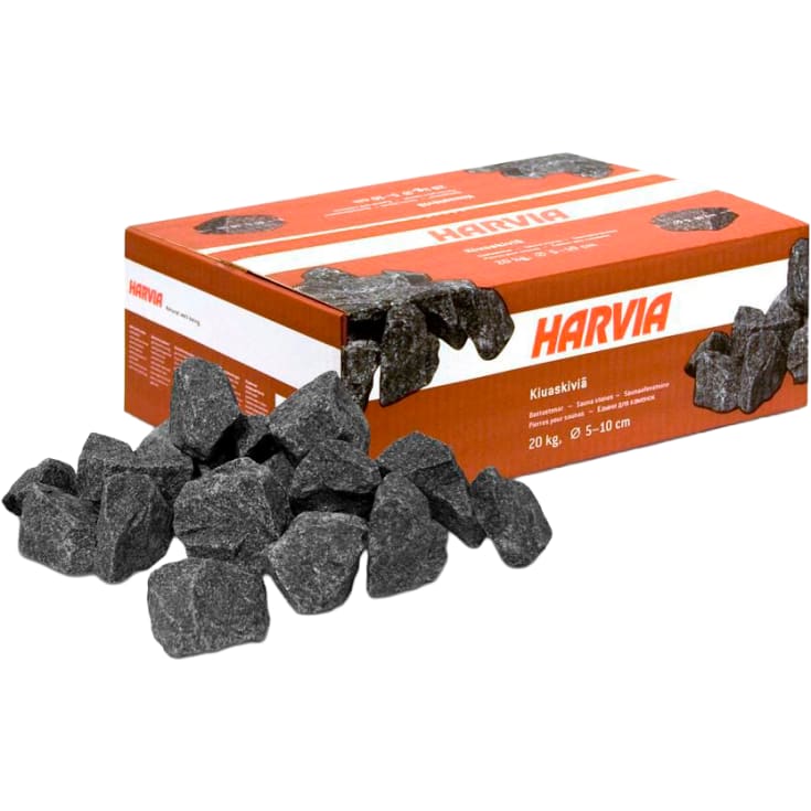 Saunasten til saunaovn, Ø5-10 cm, 20 kg