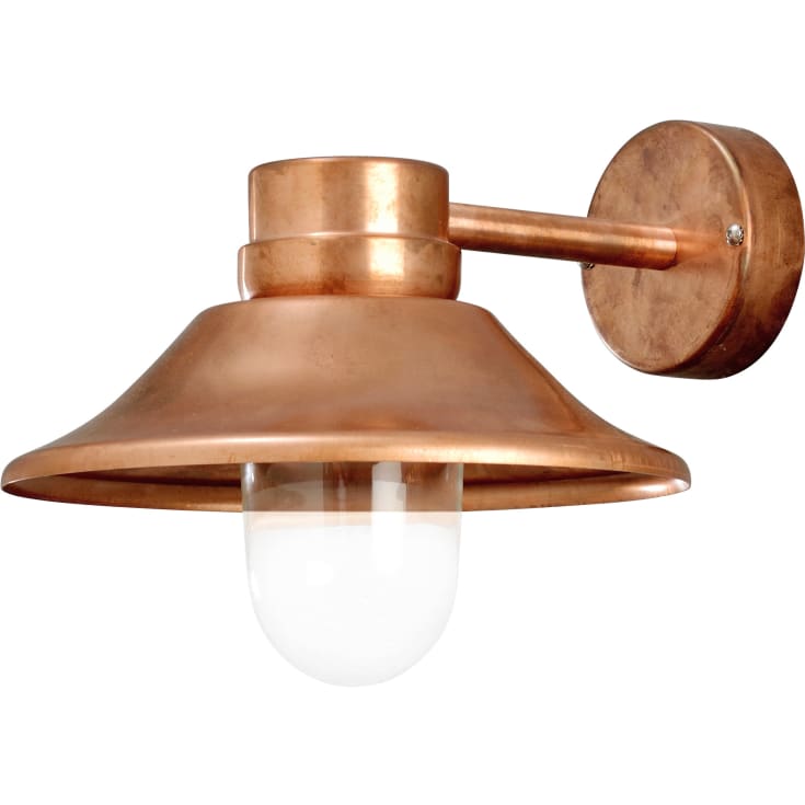Konstsmide Vega utendørs vegglampe, kobber