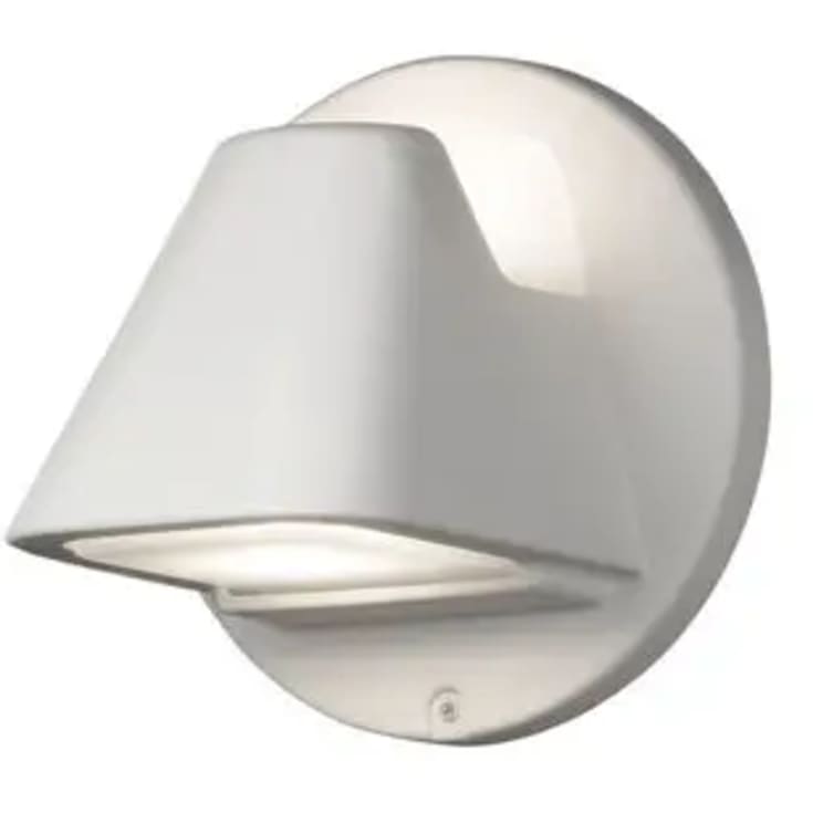 Konstsmide Hild utendørs vegglampe, hvit