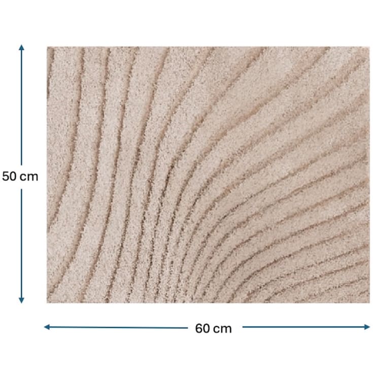 Grund Caffi baderomsmatte, 50x60 cm, beige