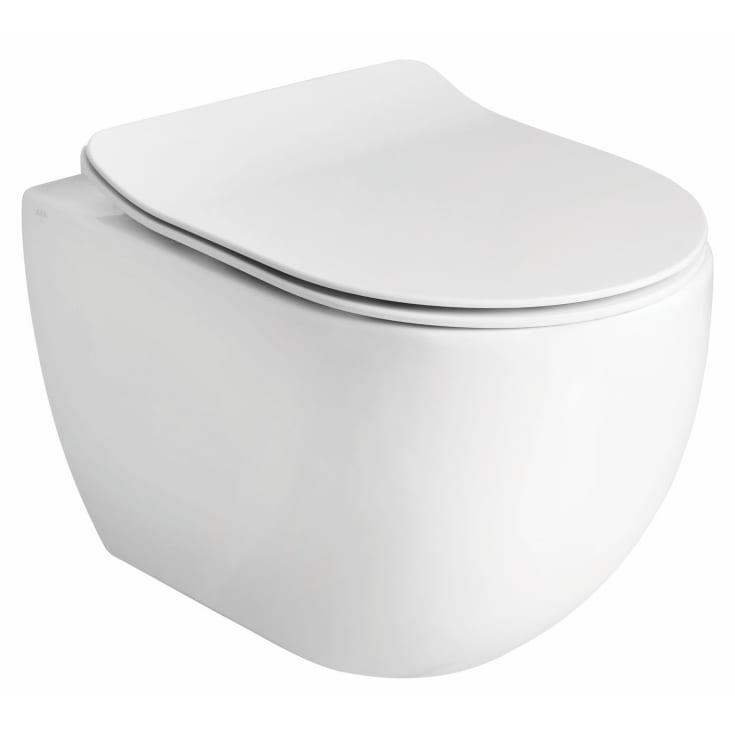 Lavabo Glomp Mini vägghängd toalett, utan spolkant, vit