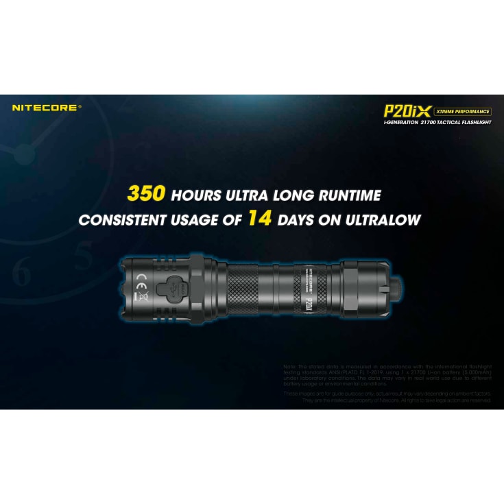Nitecore P20IX genopladelig lommelygte