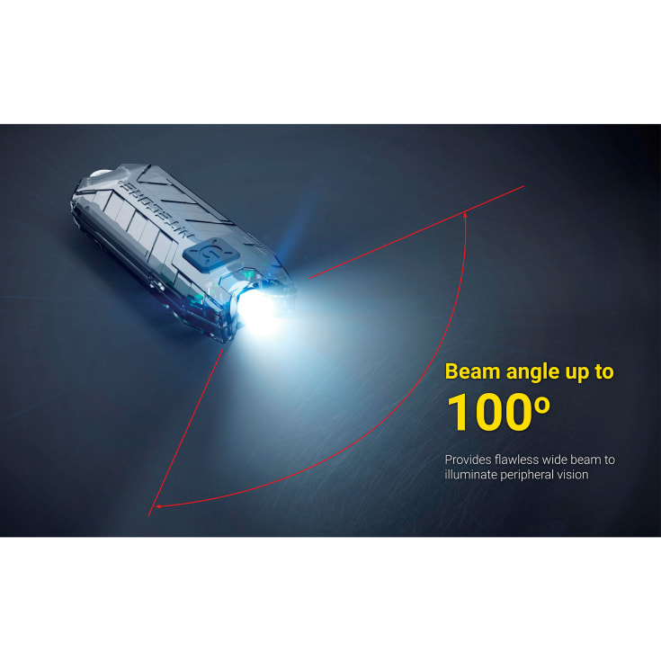 Nitecore Tube V2.0 Uppladdningsbar Nyckelringsficklampa 55 Lumen, svart
