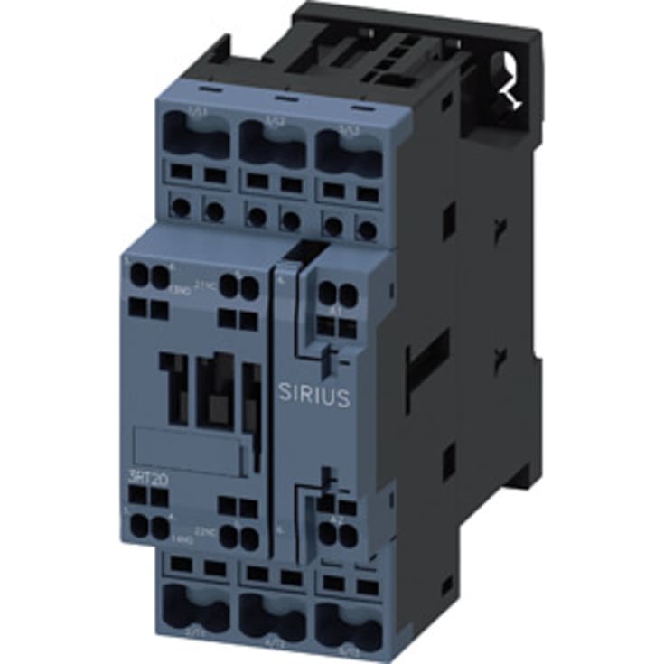 Kontaktor 25A 11KW 3P+1NO+1NC 230V AC fjeder 3RT2026-2AP00