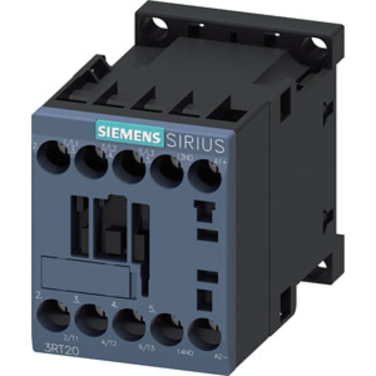 Kontaktor 9A 4KW 3P+1NO 24V DC skrue 3RT2016-1BB41